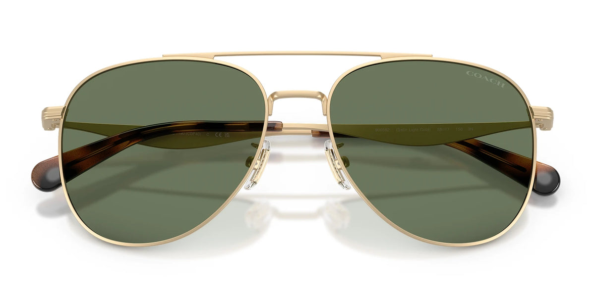 COACH HC7190-Gold With Green Lenses