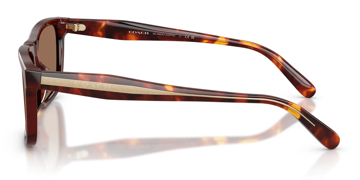 COACH HC8454-Tortoise With Brown Lenses