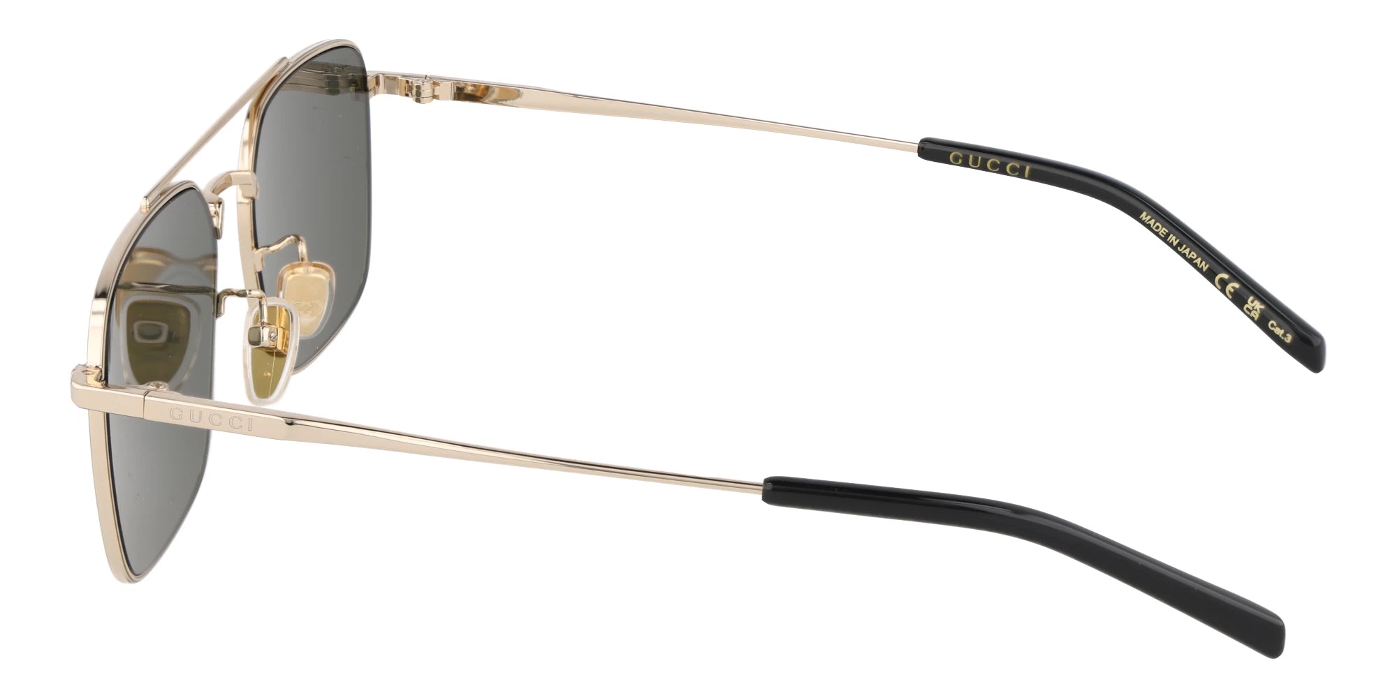 Gucci GG1957-Gold With Green Lenses
