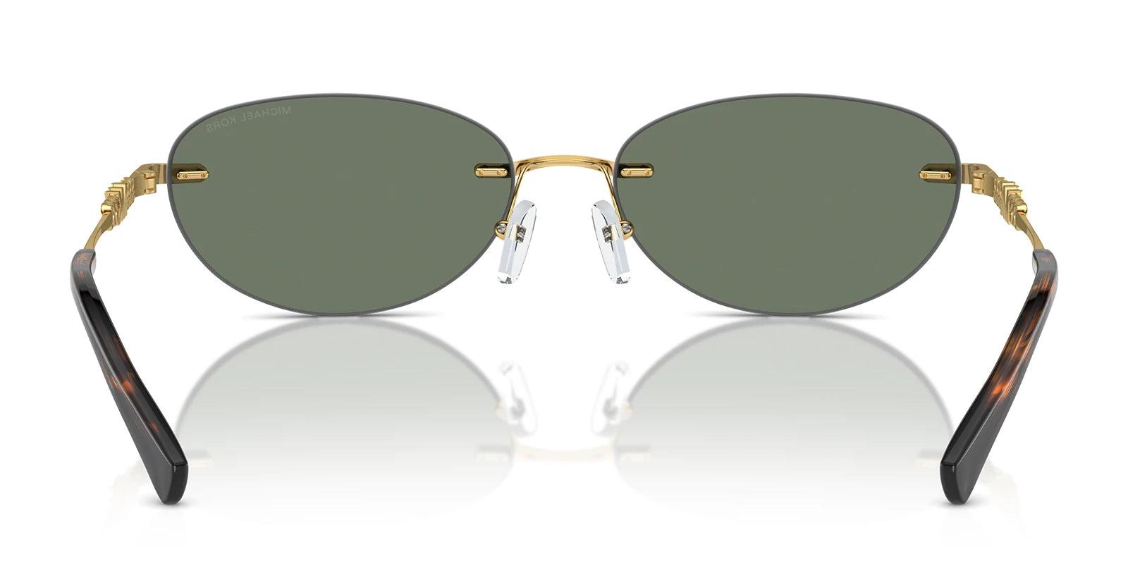 Michael Kors MK1151-Gold With Green Lenses