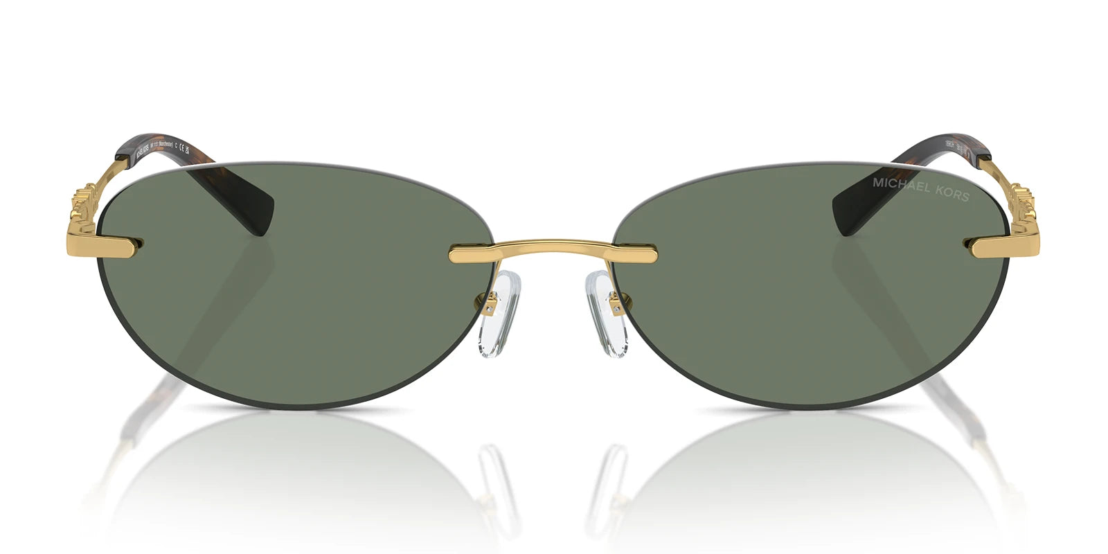 Michael Kors MK1151-Gold With Green Lenses