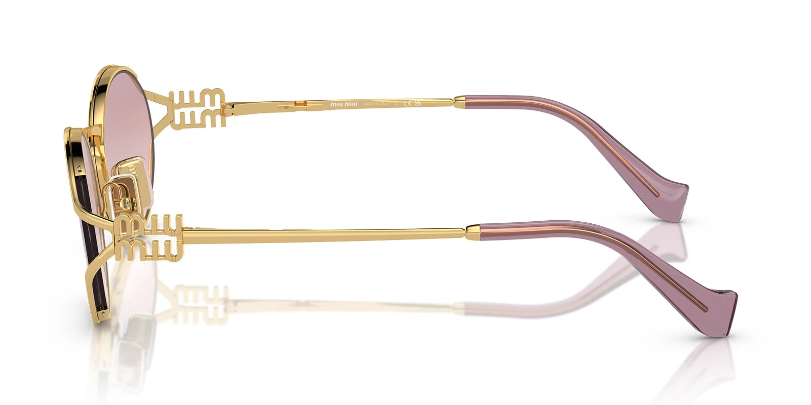 Miu Miu MU52Y-Pale Gold / Violet