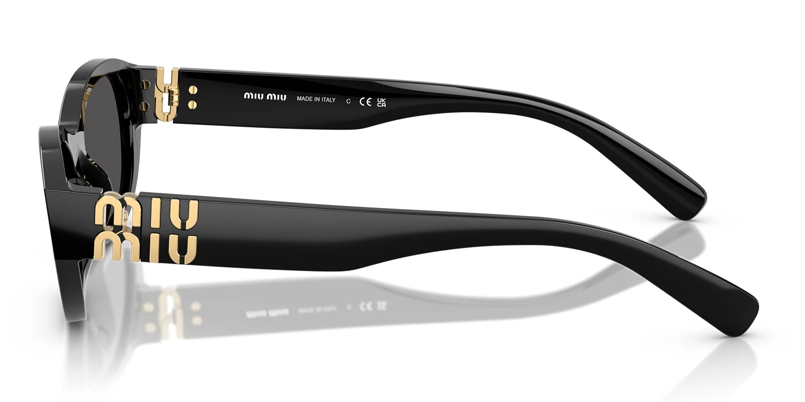 Miu Miu MUA03- Black With Grey Lenses