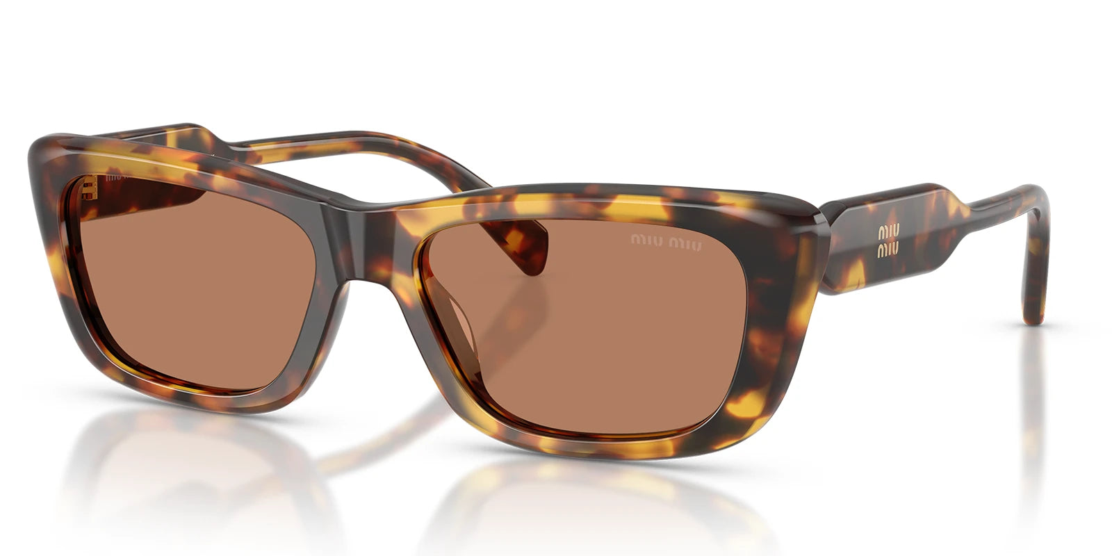 Miu Miu MUB12-Tortoise With Brown Lenses