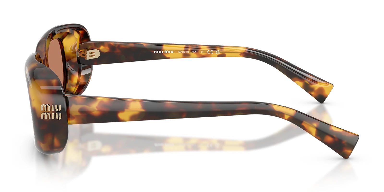 Miu Miu MUB13-Tortoise With Brown Lenses