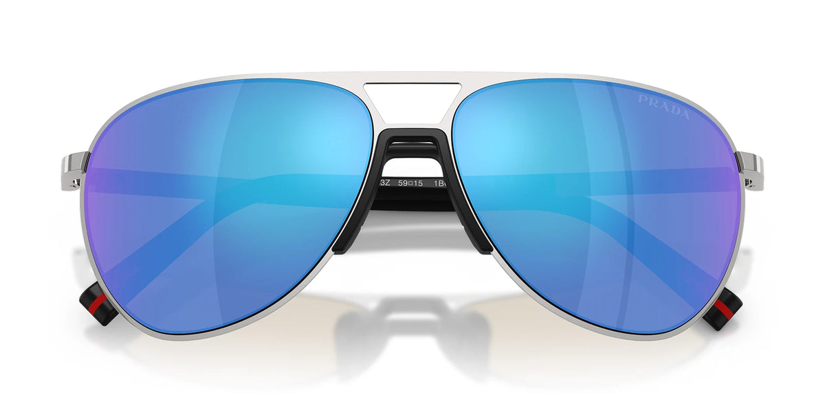 PRADA LINEA ROSSA PS53ZS-Silver / Light Blue