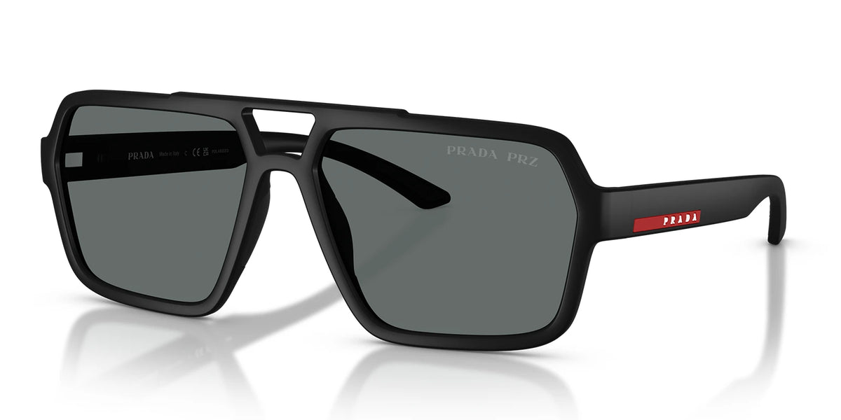 PRADA LINEA ROSSA PSA06S-Black / Grey Polarized