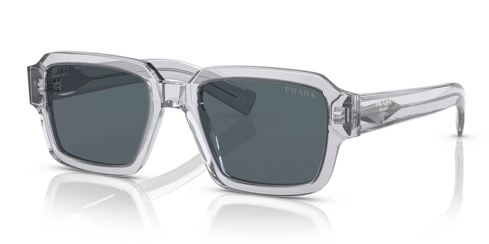 PRADA PR02ZS-Transparent Grey / Light Grey