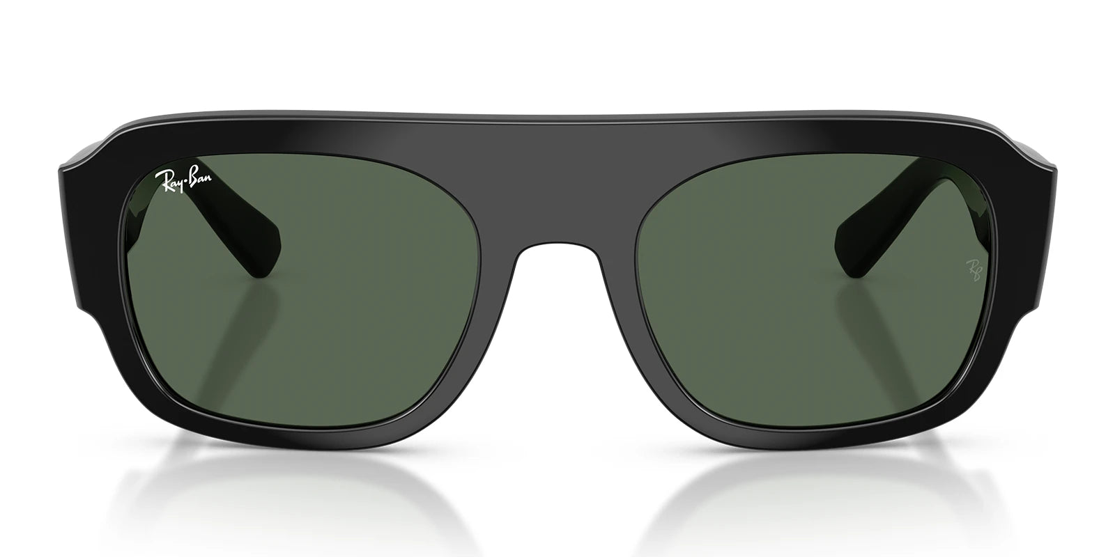 RayBan RB2218-Black With Green Lenses