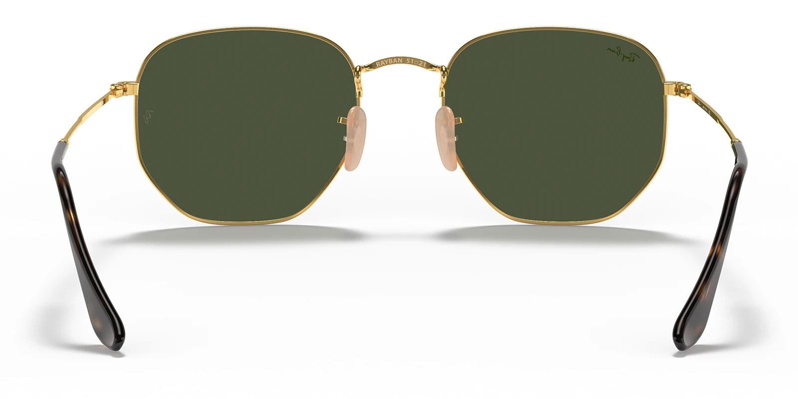 RayBan RB3548-Gold With Green Lenses
