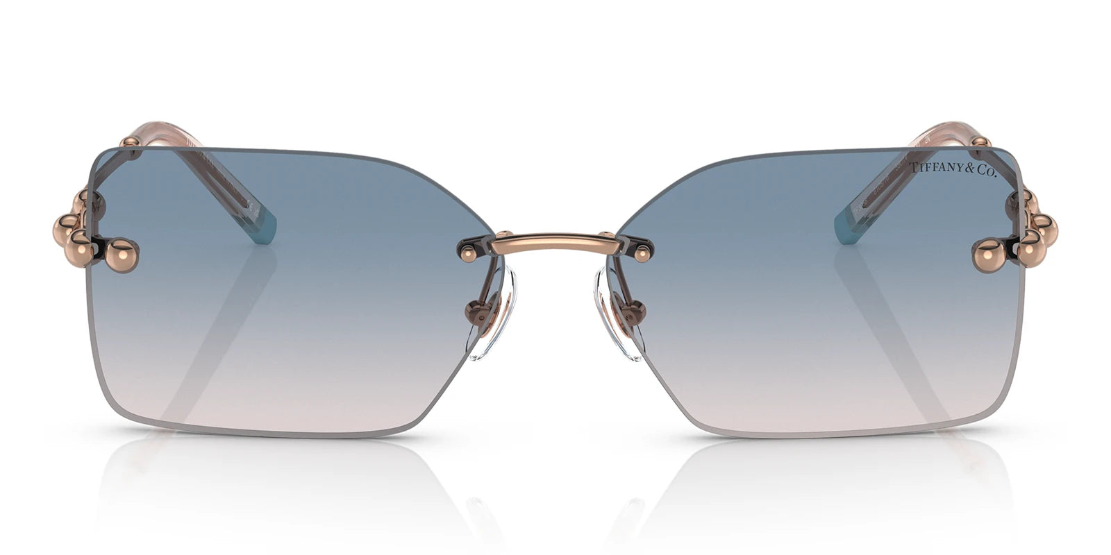 Tiffany TF3088-Rose gold / Blue Gradient