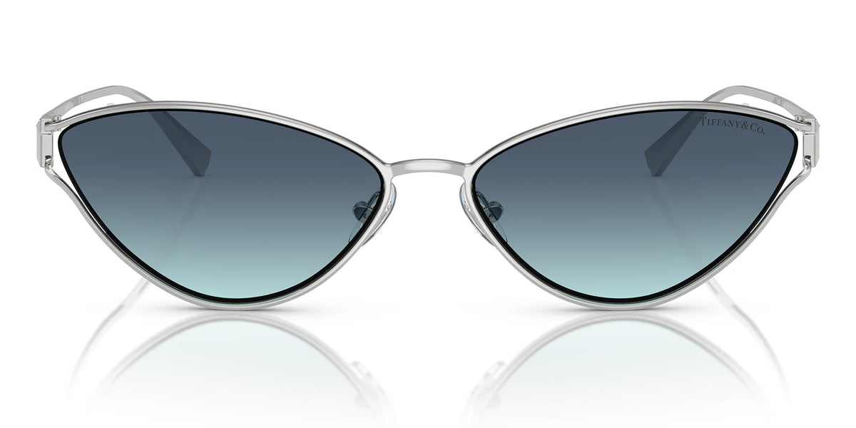 Tiffany TF3095-Silver / Azure Blue Grey