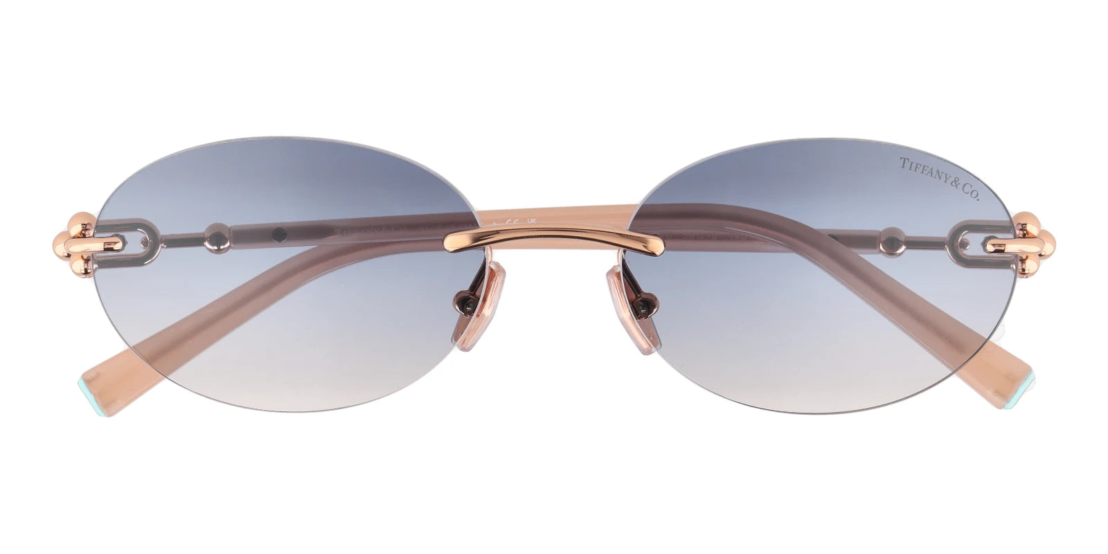 Tiffany TF3104-Rose gold / Blue Gradient