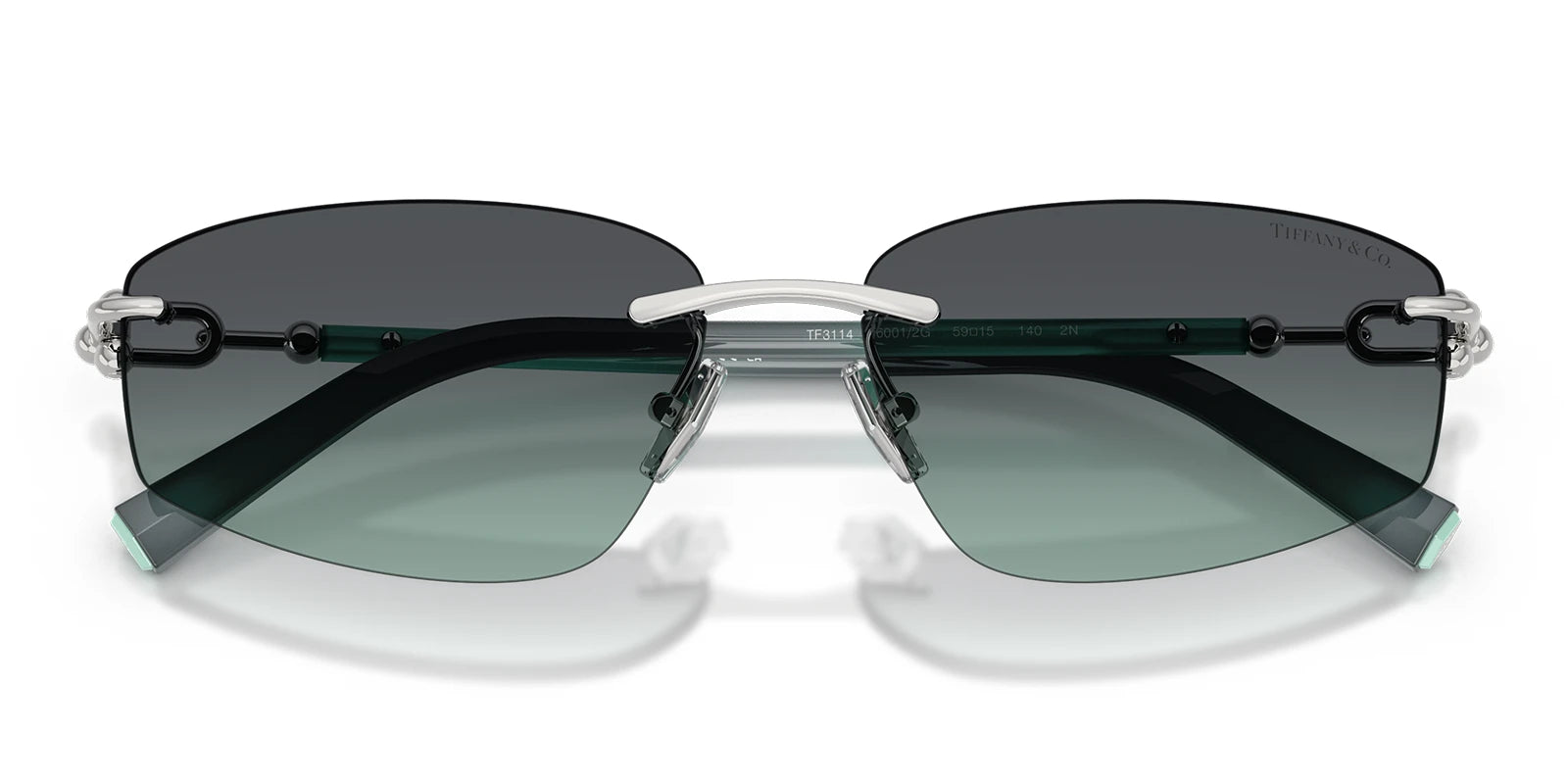 Tiffany TF3114- Silver With Grey Lenses