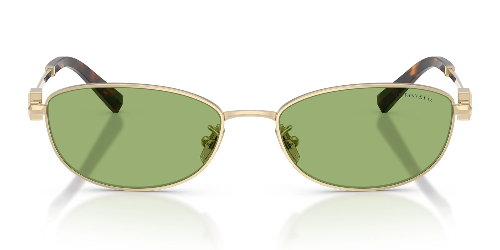 Tiffany TF3115-Gold With Green Lenses
