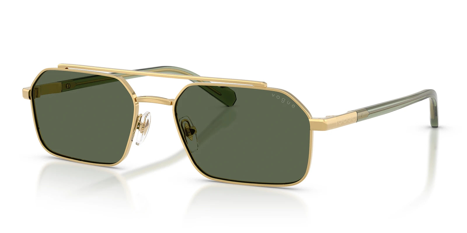 VOUGE VO4356-Gold With Green Lenses