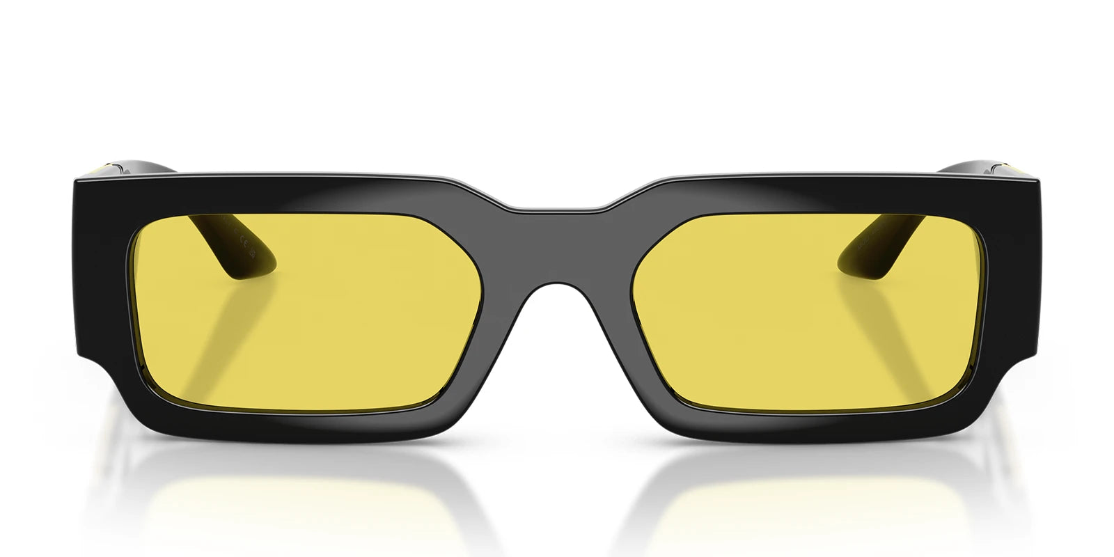 Versace VE4506-Black With Yellow Lenses