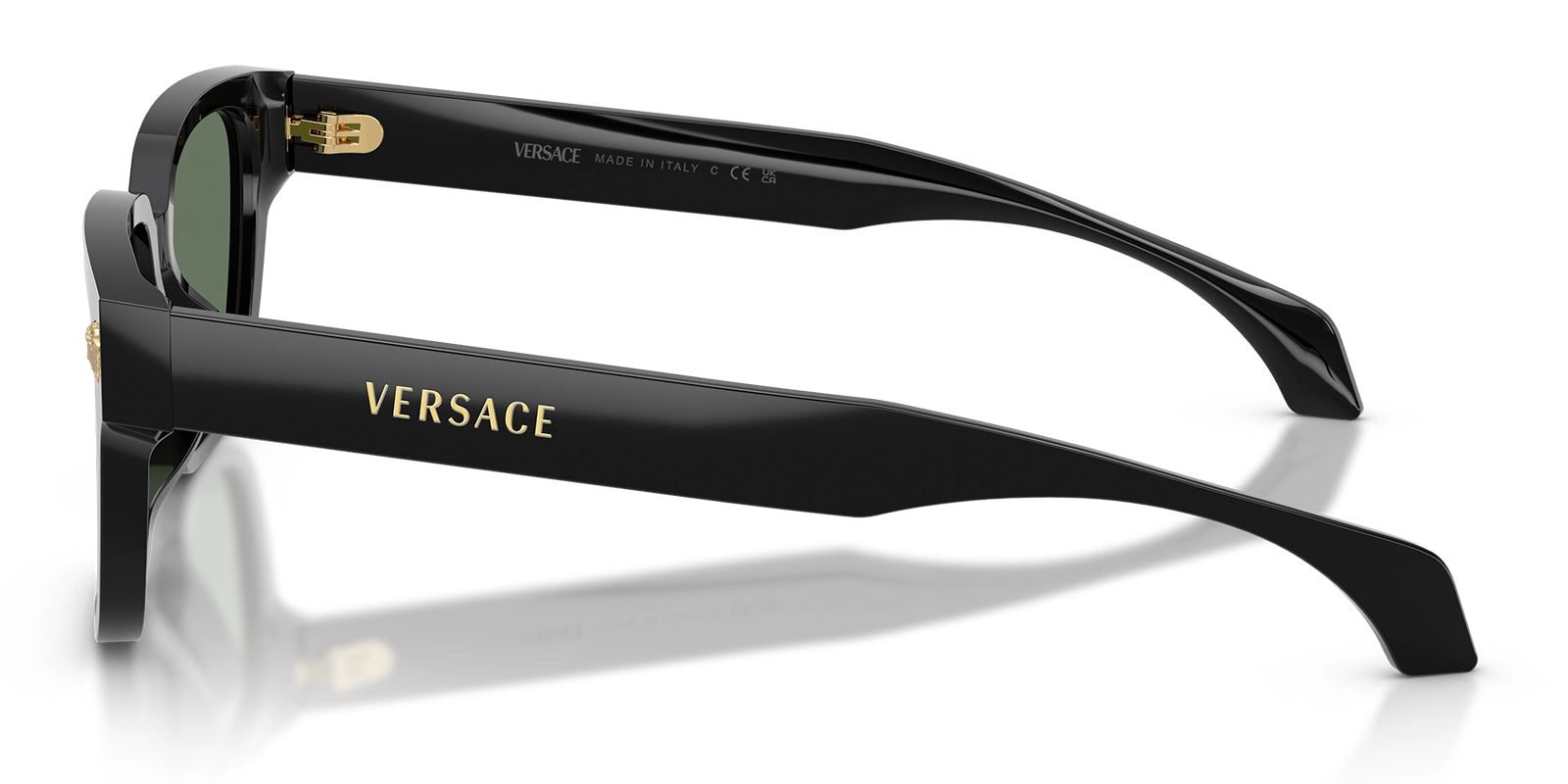 Versace VE4513- Black With Green Lenses