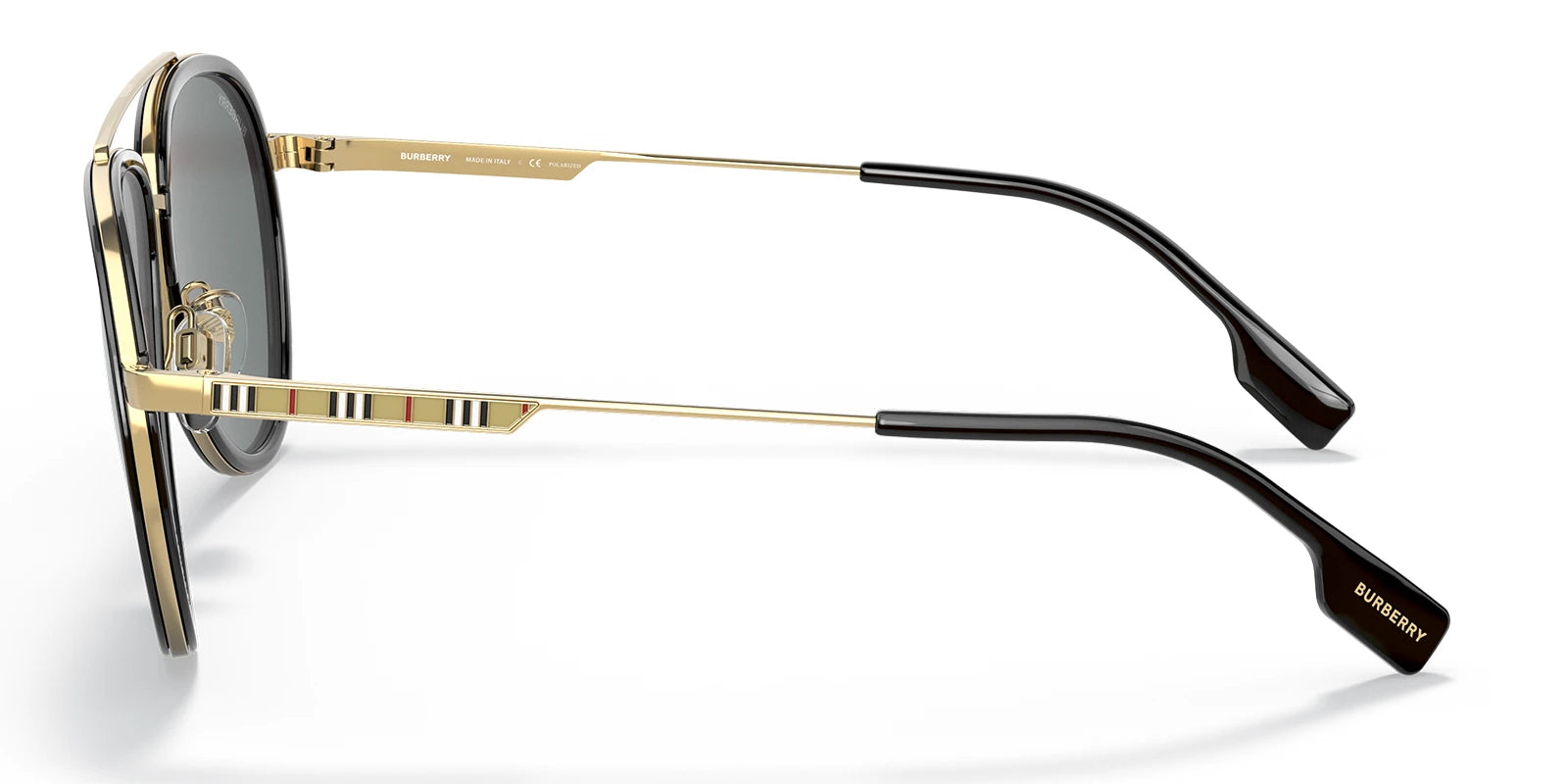 Burberry BE3125-Gold / Grey Polarized