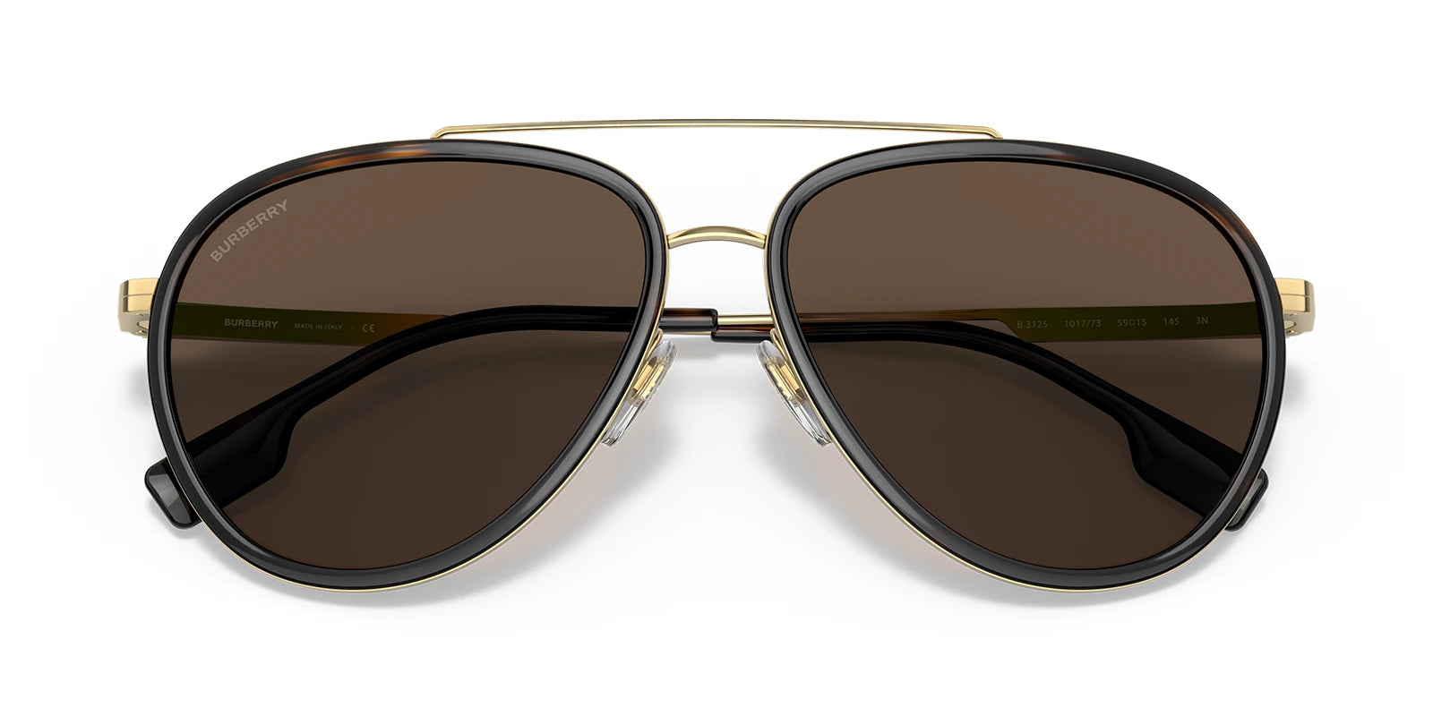 Burberry BE3125-Gold With Brown Lenses
