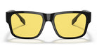 Burberry BE4358-Black With Yellow Lenses