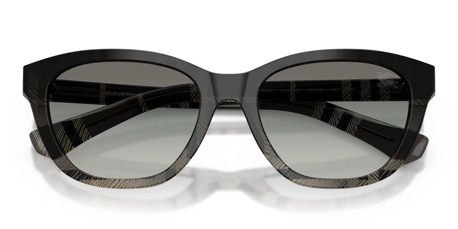 Burberry BE4486-Grey Checked / Grey Lenses