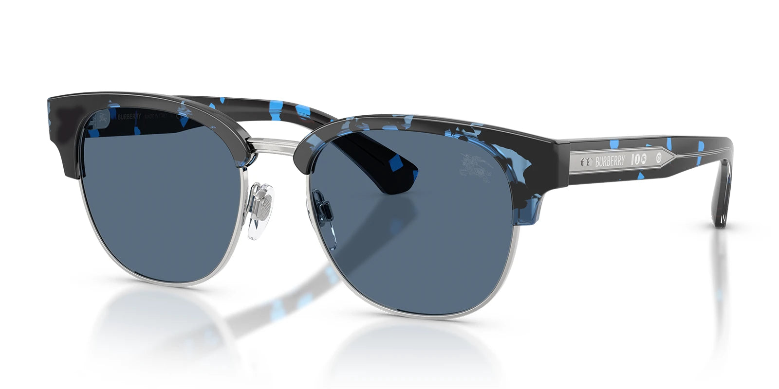 Burberry BEE4485-Tortoise With Blue Lenses