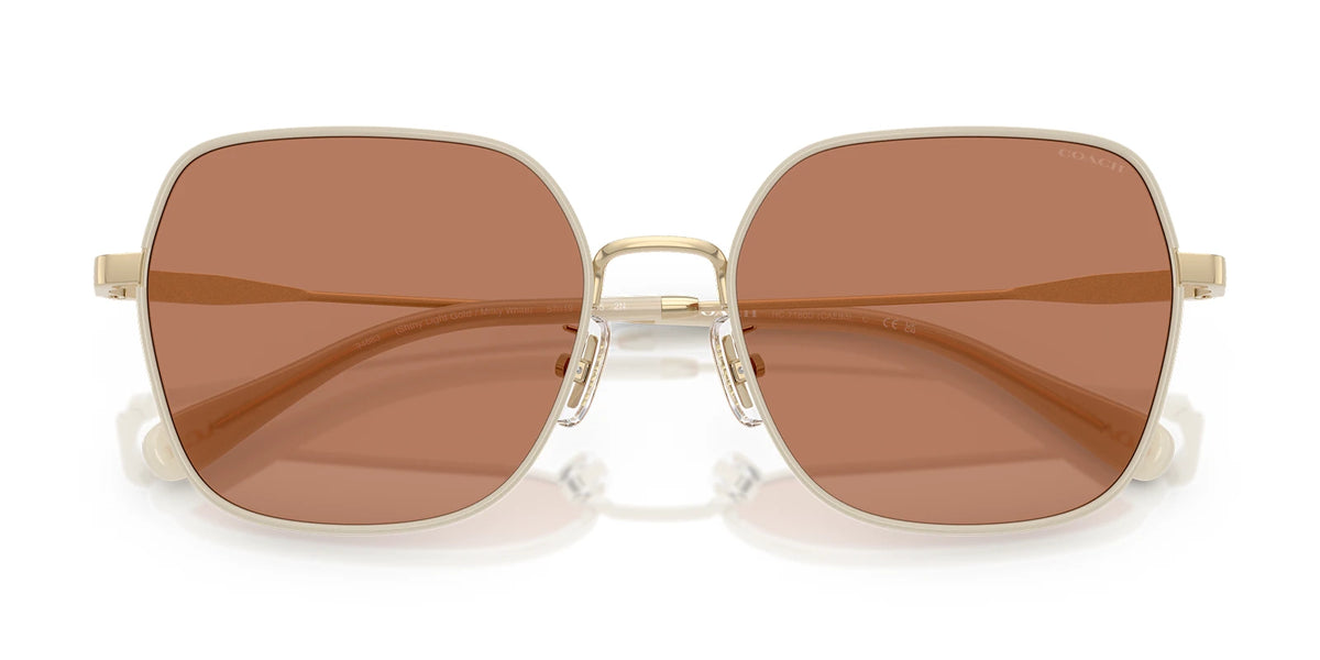 COACH HC7180-Gold With Brown Lenses