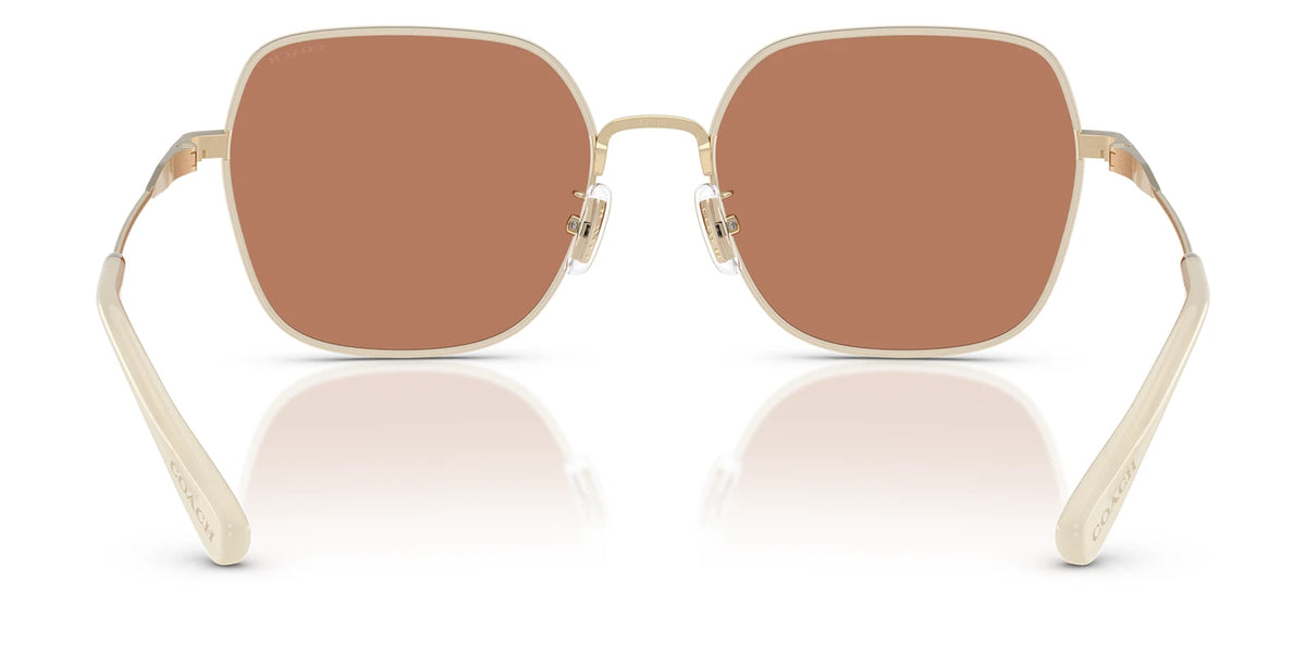 COACH HC7180-Gold With Brown Lenses