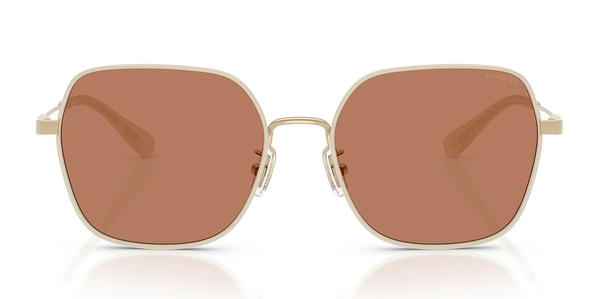COACH HC7180-Gold With Brown Lenses