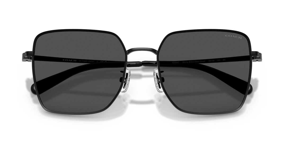 COACH HC7184-Black With Grey Lenses