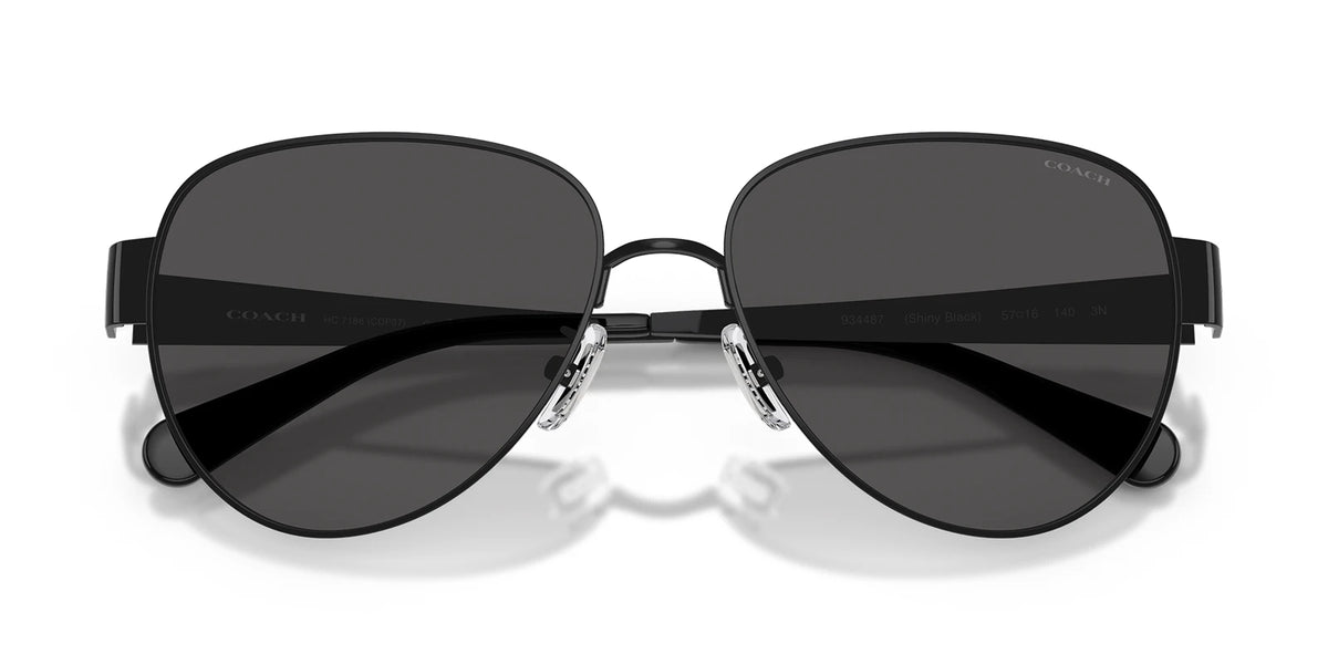 COACH HC7186- Black With Grey Lenses