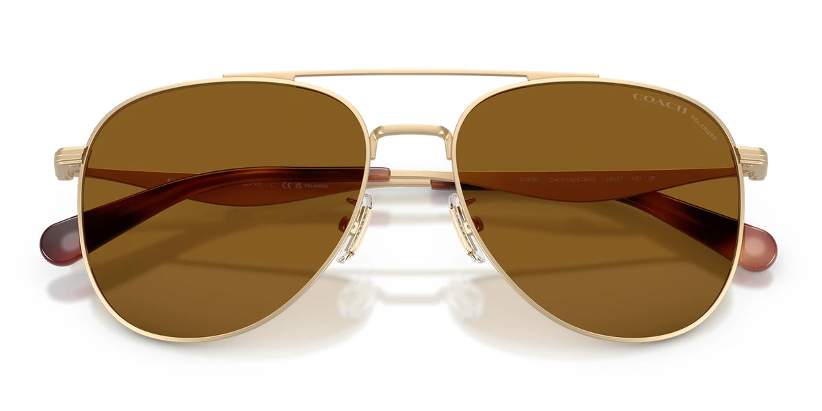 COACH HC7190-Gold / brown polarized