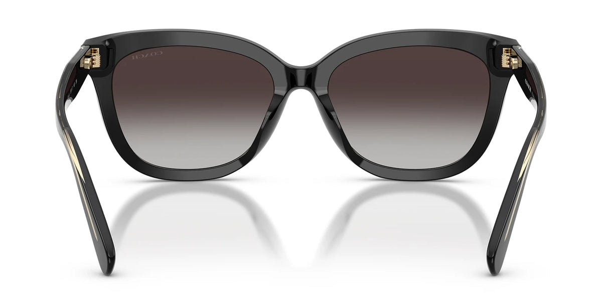 COACH HC8453-Black With Grey Lenses