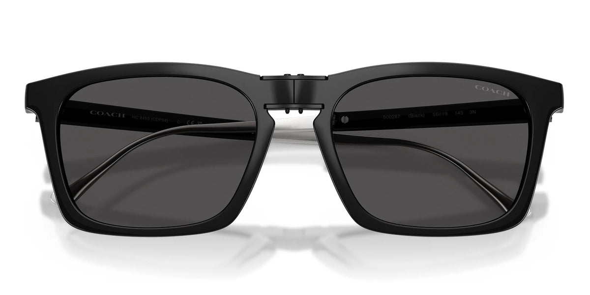 COACH HC8455-Black With Grey Lenses