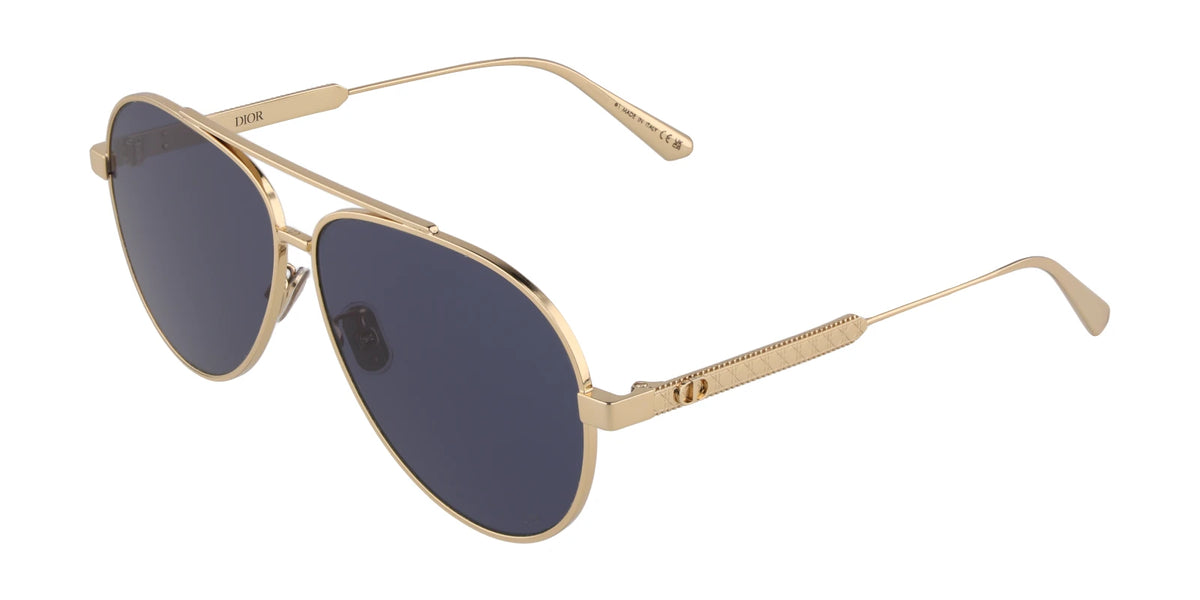 DIOR CANNAGE A1U-Gold With Blue Lenses