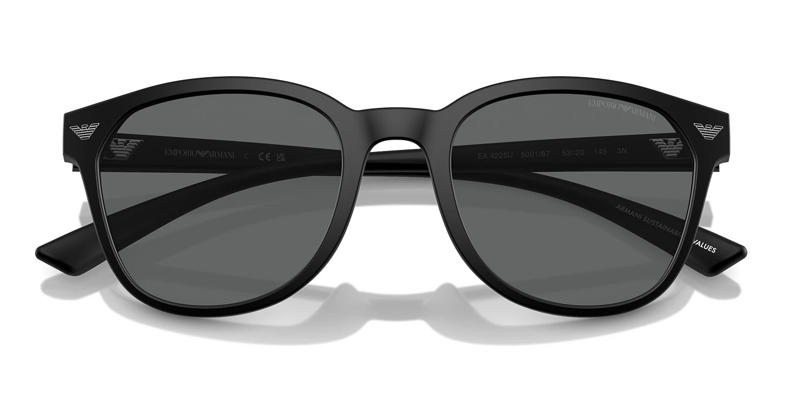 Emporio Armani EA4225-Matte Black / Grey Gradient