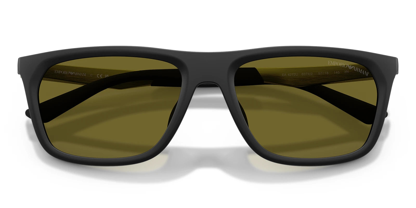 Emporio Armani EA4272-Black With Green Lenses