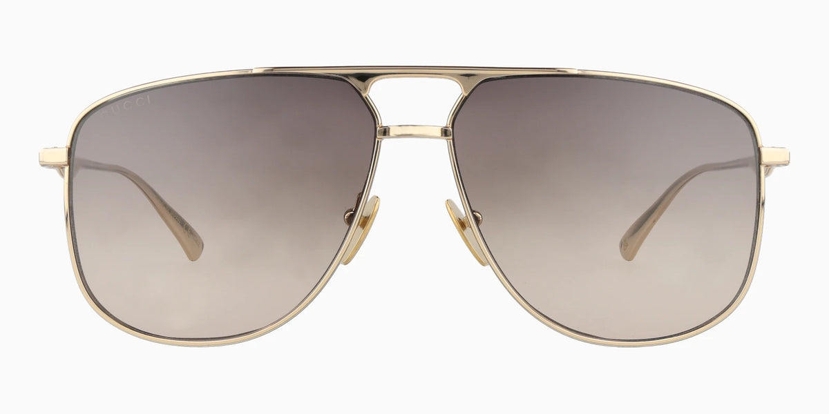 Gucci GG0336-Gold With Grey Lenses