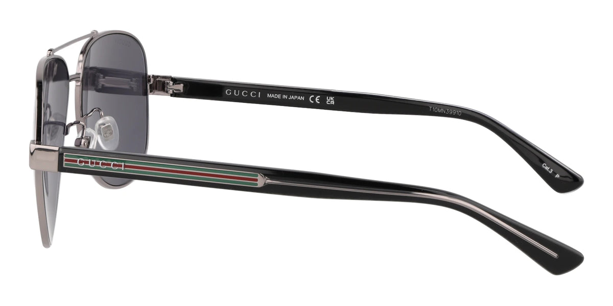Gucci GG0528-Gunmetal / Grey Polarized