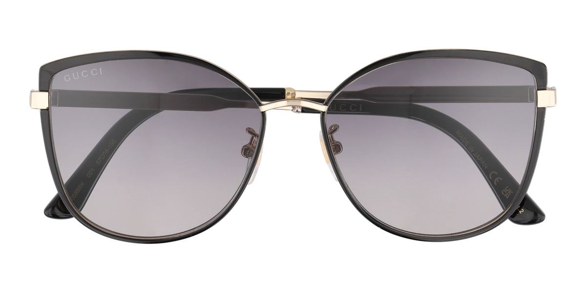Gucci GG0589-Black With Grey Gradient