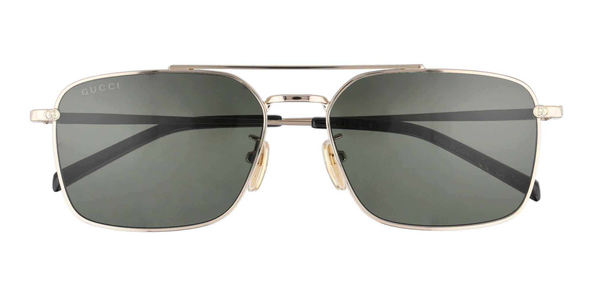 Gucci GG1957-Gold With Green Lenses