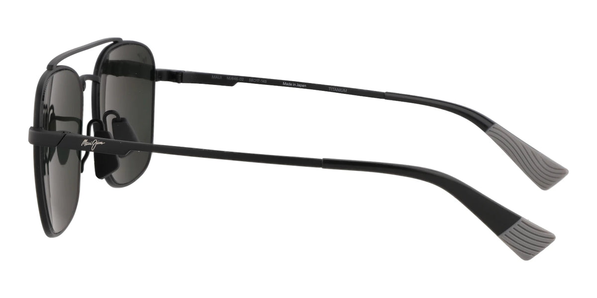 Maui Jim MJ645-Black With Grey Lenses