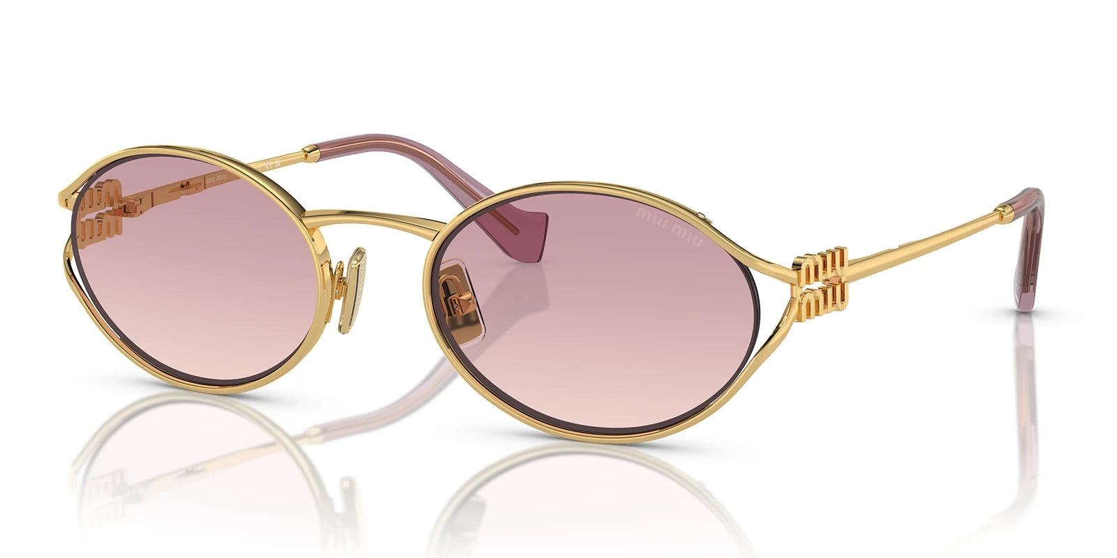 Miu Miu MU52Y-Pale Gold / Violet