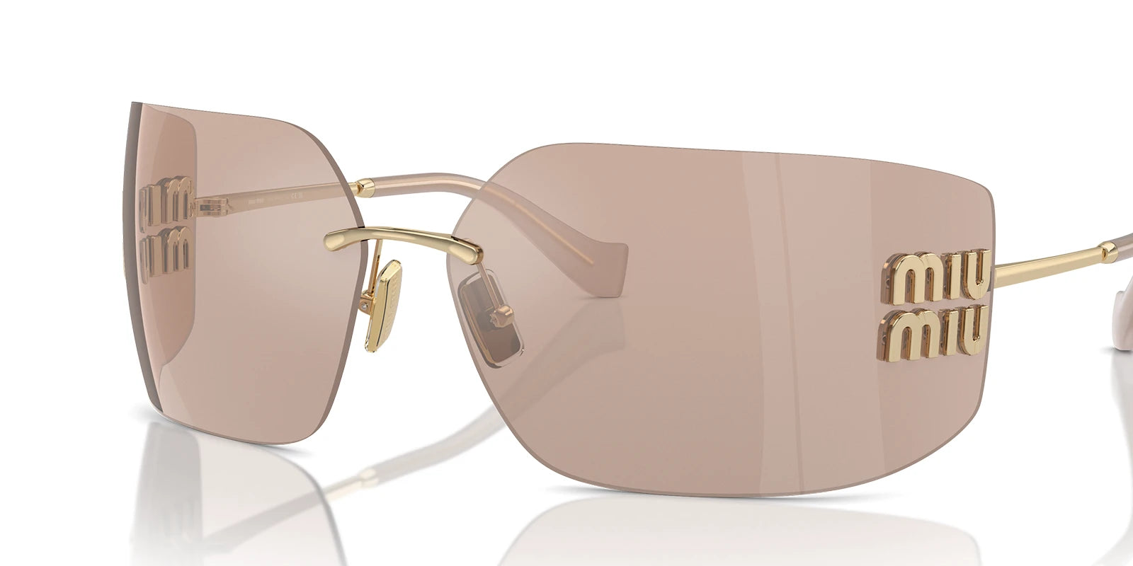Miu Miu MU54Y-Pale Gold / Violet