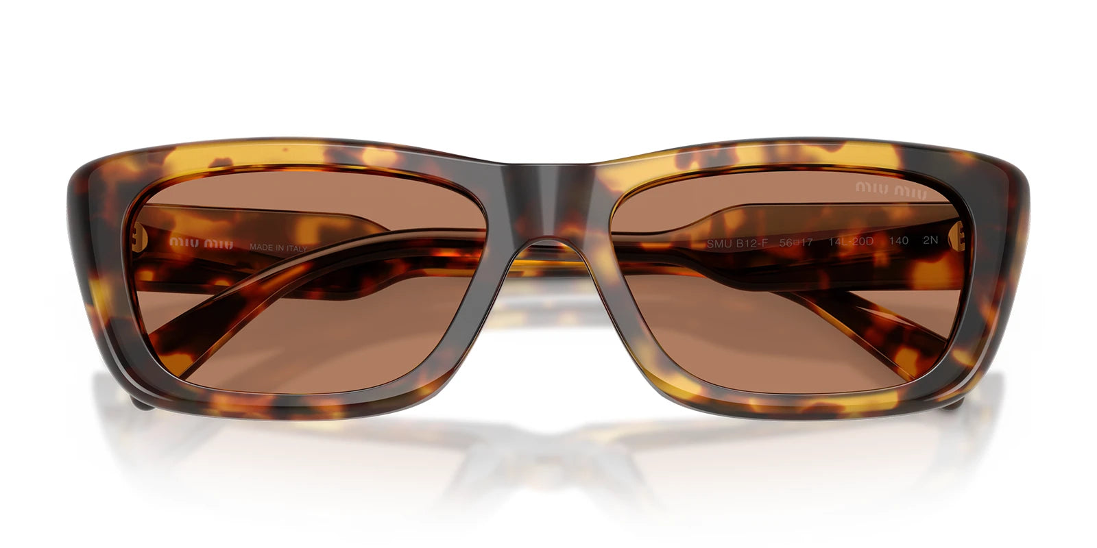 Miu Miu MUB12-Tortoise With Brown Lenses