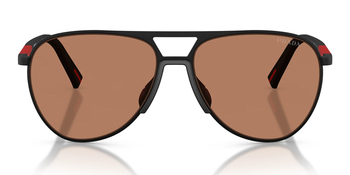 PRADA LINEA ROSSA PS53ZS-Black / Brown