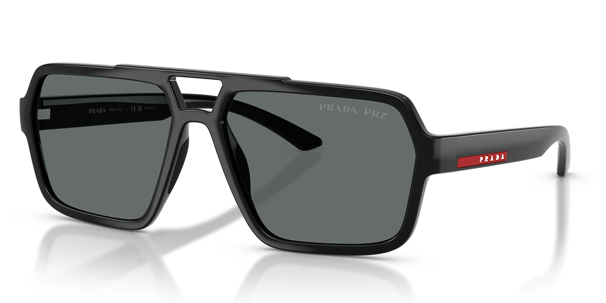 PRADA LINEA ROSSA PSA06S-Matte Black / Grey Polarized