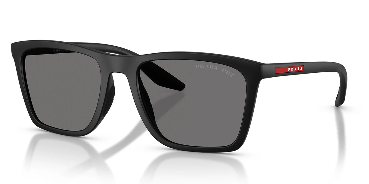 PRADA LINEA ROSSA PSB08S-Matte Black / Grey Polarized