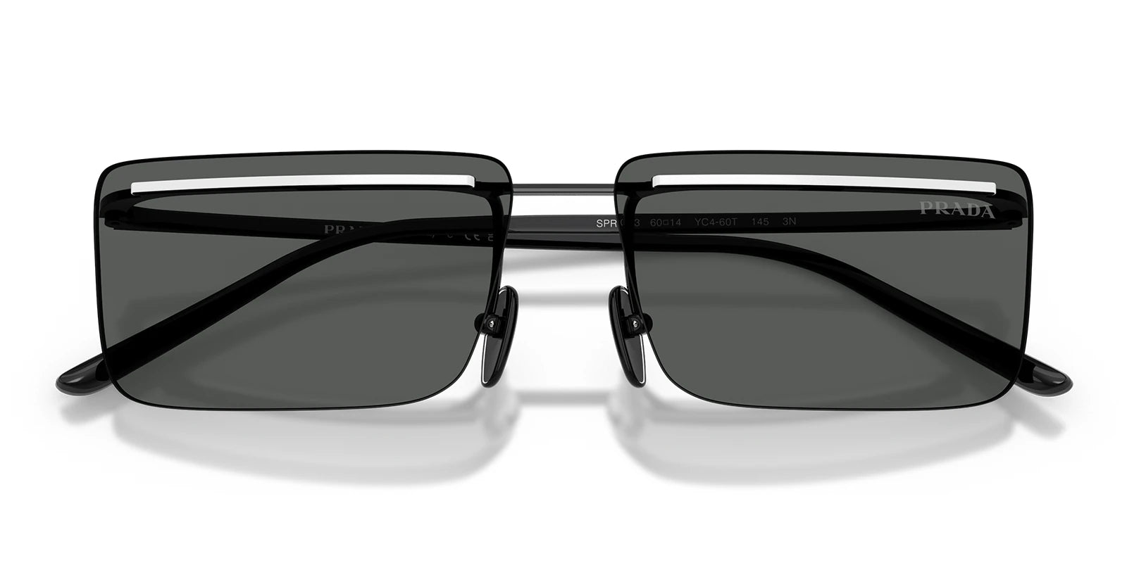 PRADA PRC53S-Black With Grey Lenses